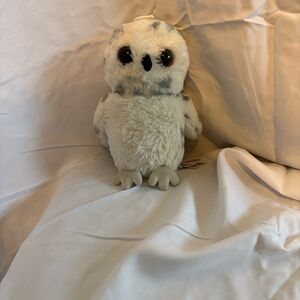 Cuddly Owl Plush Toy - Cream and Gray